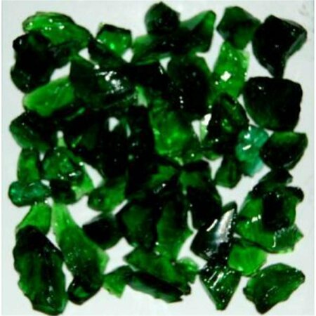 CALLE Recycled Chunky Glass Dark Green - Size 1 - 0.13-0.25 in. - 1 lbs CA2757017